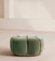 Garret Footstool - Velvet Seafoam - US - Hover Image