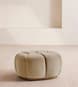 Garret Footstool - Velvet Oyster - UK - Listing Image