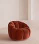 Garret Armchair - Velvet - Rust - Listing Image