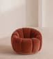 Garret Armchair - Velvet - Rust - US - Hover Image