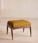 Theodore Footstool - Linen - Turmeric - UK - Listing Image