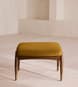 Theodore Footstool - Linen - Turmeric - US - Hover Image