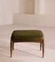 Theodore Footstool - Linen - Olive - US - Hover Image