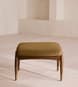 Theodore Footstool - Linen - Ochre - US - Hover Image
