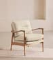 Theodore Oak Armchair - Linen - Bisque - US - Listing Image