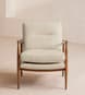 Theodore Oak Armchair - Linen - Bisque - US - Hover Image