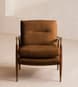 Theodore Armchair - Linen - Terracotta - US - Hover Image