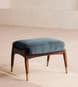 Theodore Footstool - Velvet - Grey Blue - Listing Image