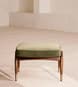 Theodore Footstool - Velvet - Grey Blue - US - Hover Image
