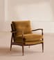 Theodore Armchair - Velvet Mustard - US - Hover Image