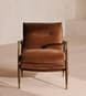 Theodore Armchair - Velvet - Cinnamon - UK - Hover Image