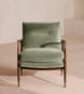 Theodore Armchair - Velvet - Seafoam - UK - Hover Image