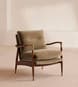 Theodore Armchair - Velvet - Truffle - UK - Listing Image