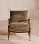 Theodore Armchair - Velvet - Truffle - UK - Hover Image