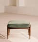 Theodore Footstool - Velvet - Seafoam - US - Hover Image