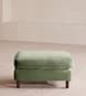 Audrey Rectangle Ottoman - Velvet - Seafoam - UK - Hover Image