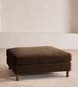 Audrey Square Ottoman - Sofa - Velvet - Chocolate - US - Listing Image