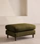 Audrey Rectangle Ottoman - Linen - Olive - Listing Image