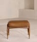 Theodore Footstool - Leather Chestnut - US - Hover Image