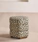 Lyla Footstool - Lophelia Jacquard - Brown - UK - Hover Image