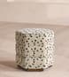 Lyla Footstool - Olia Jacquard - Blue - UK - Listing Image