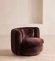 Vivienne Armchair - Velvet - Aubergine - UK - Listing Image
