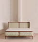 Belsa Bed - Queen - Olia Jacquard - Blue - US - Hover Image