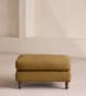 Audrey Rectangle Ottoman - Linen - Ochre - Hover Image