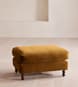 Audrey Rectangle Ottoman - Velvet - Mustard - Listing Image