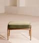 Theodore Oak Footstool Velvet Lichen - US - Hover Image