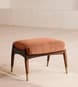 Theodore Footstool - Velvet - Antique Rose - Listing Image