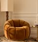 Garret Armchair - Velvet - Mustard - US - Hover Image