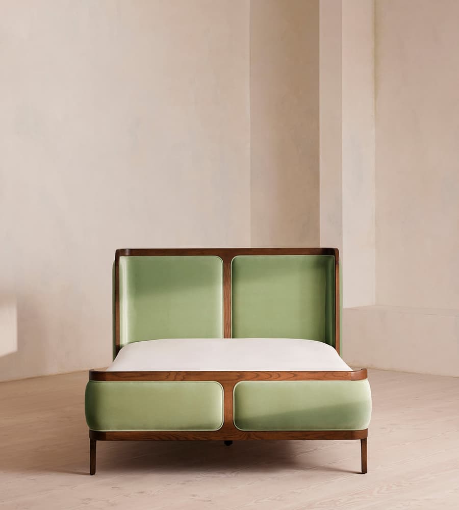 Belsa Bed, Full, Sage, US