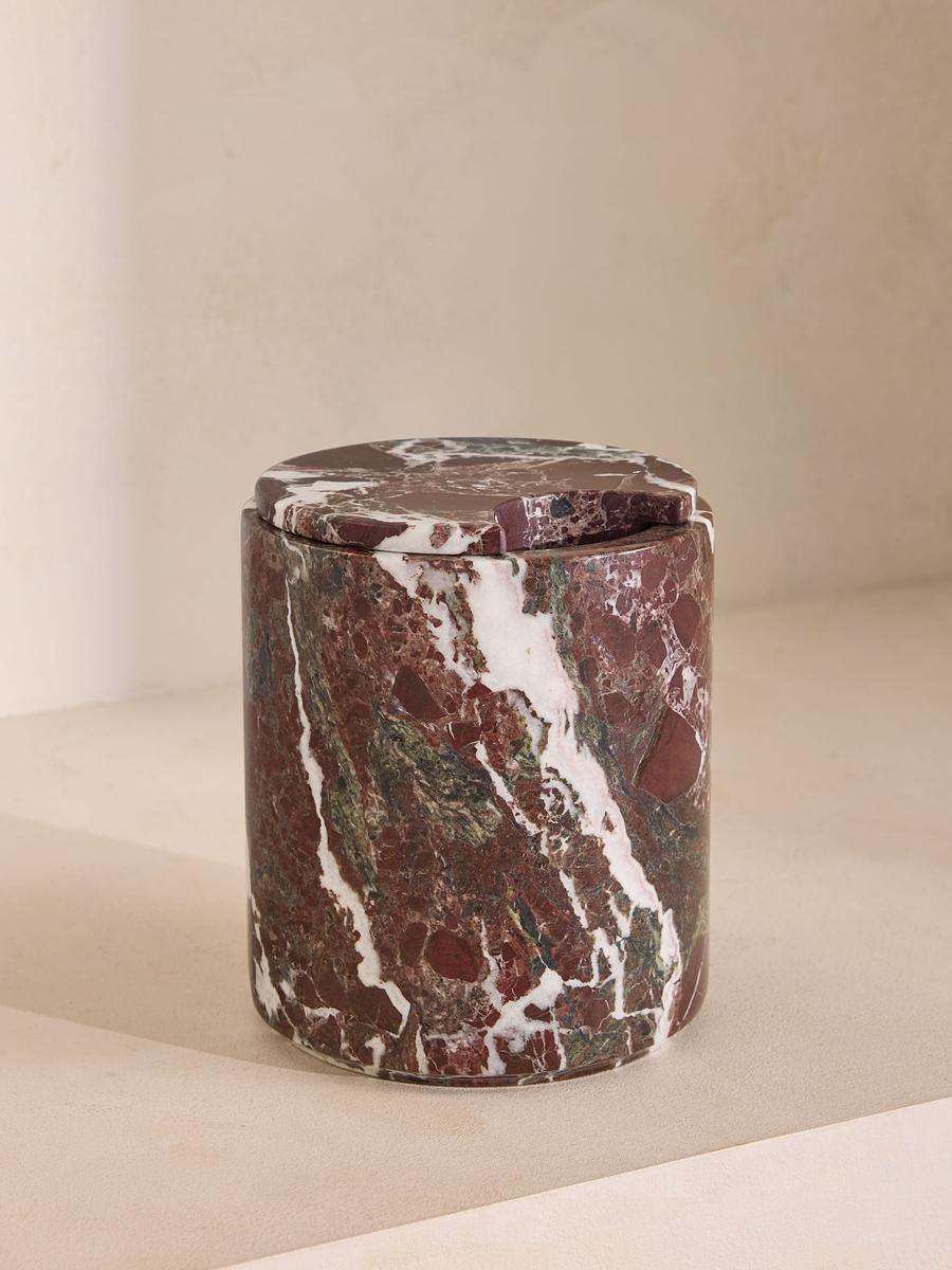 Pavel Ice Bucket, Rosso Levanto Marble