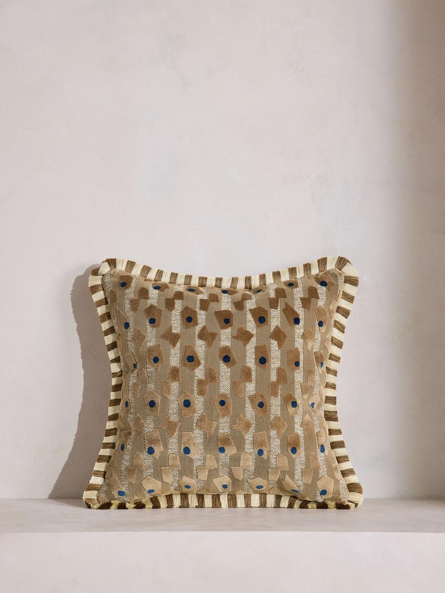 Jeremiah Square Cushion, Caramel