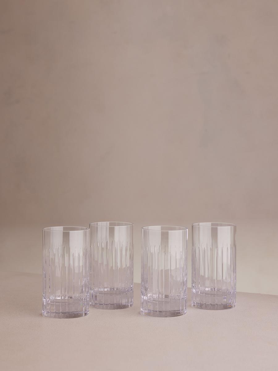 Roebling Highball Glass, Set of Four