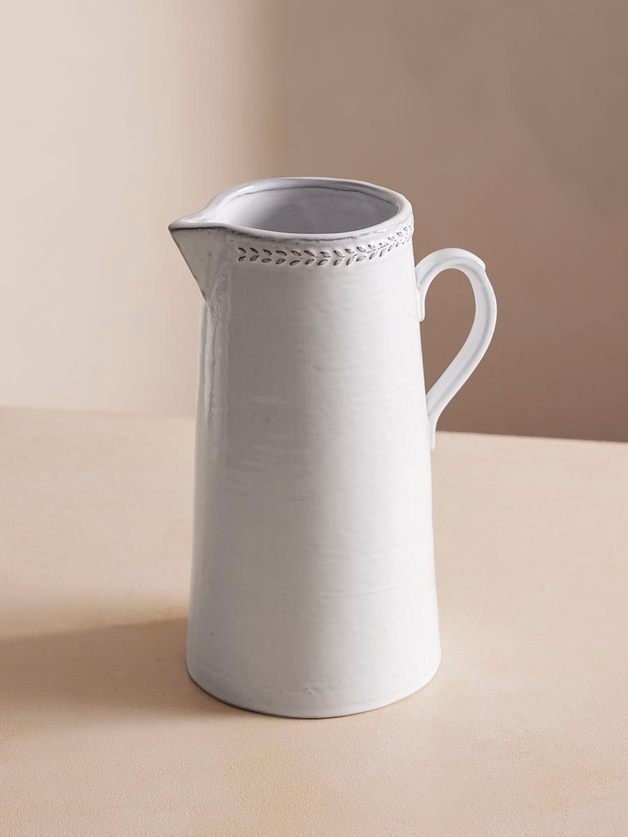 Hillcrest Jug, White