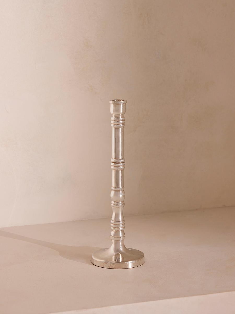 Soho Home Large Silver-plated Stiden Candlestick