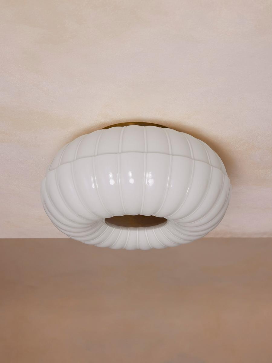 Soho Home Sirrel Flush Light In White
