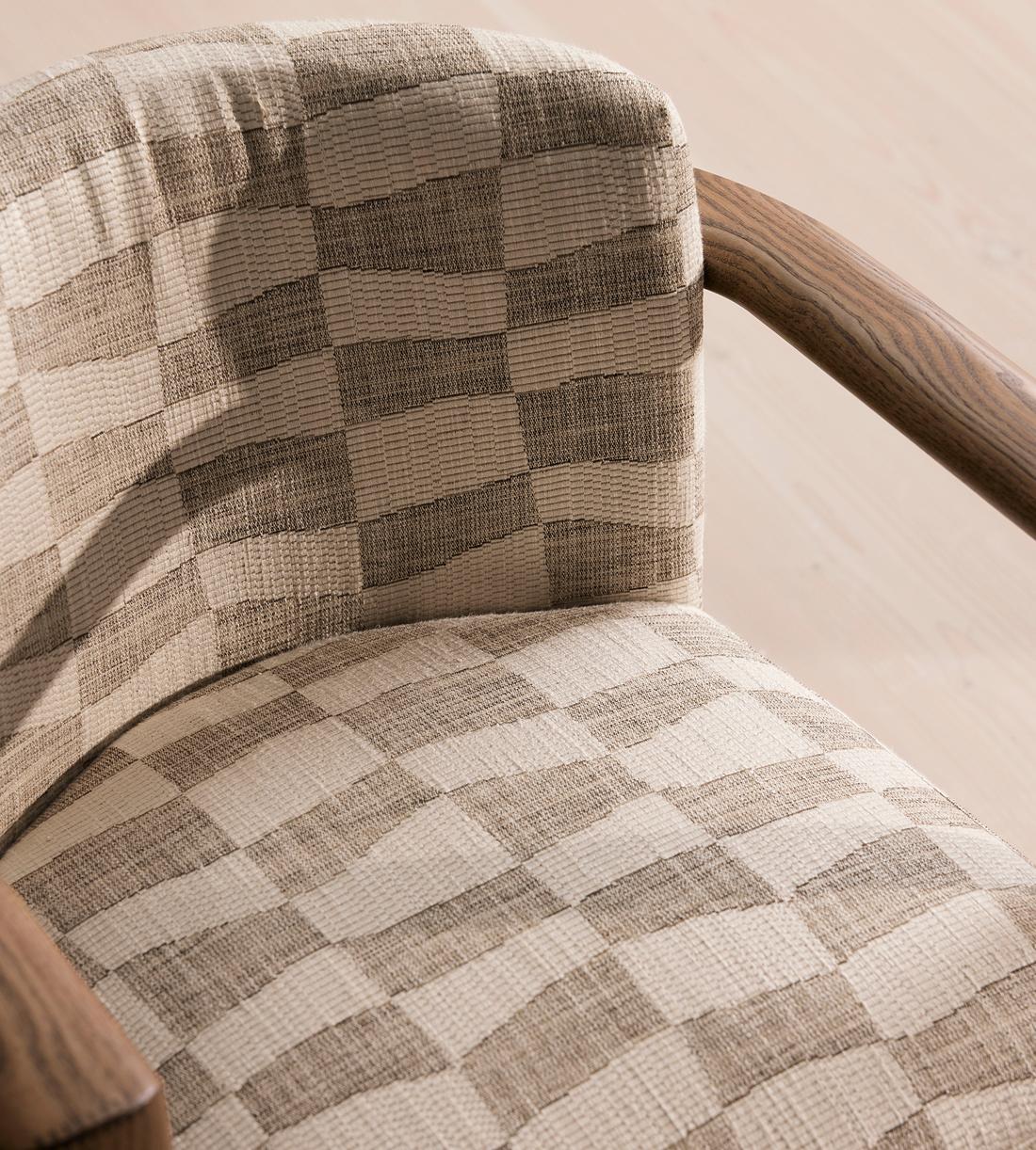 Aria Dining Chair, Kimber Jacquard, Natural US