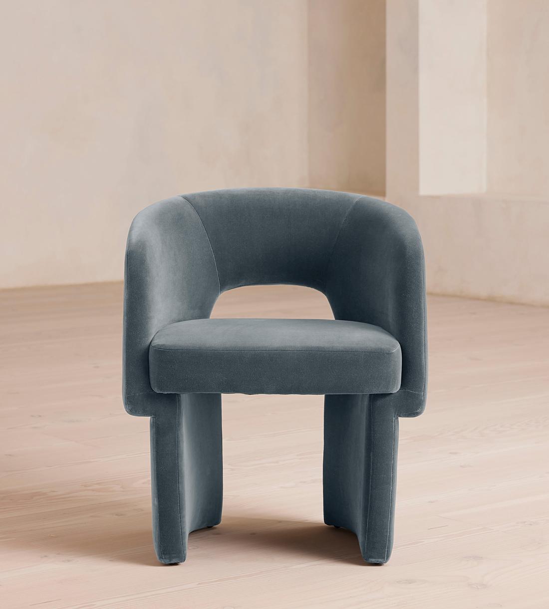 Velvet dining chairs with arms cheap