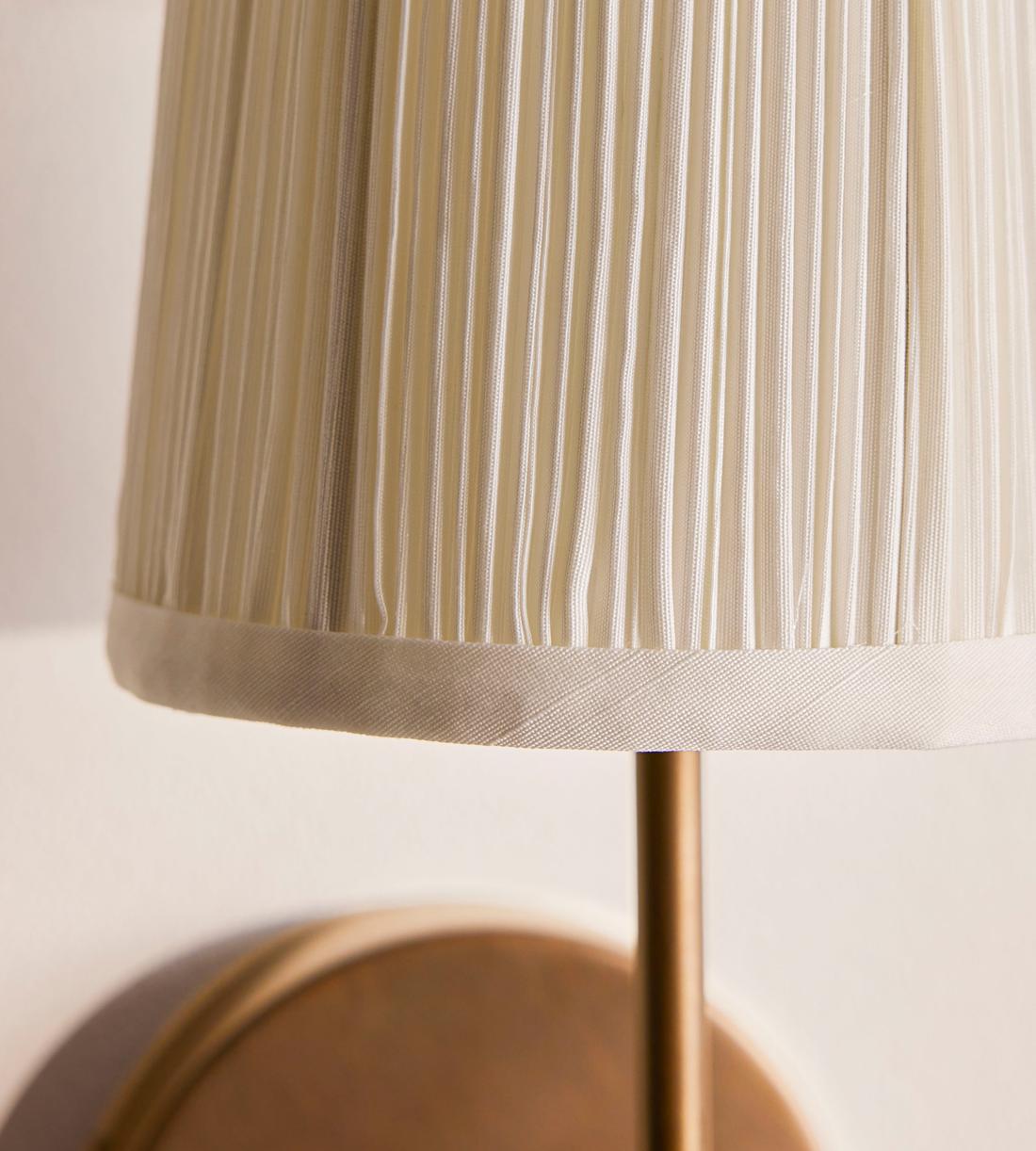 Isobella Wall Light, Antiqued Brass, US
