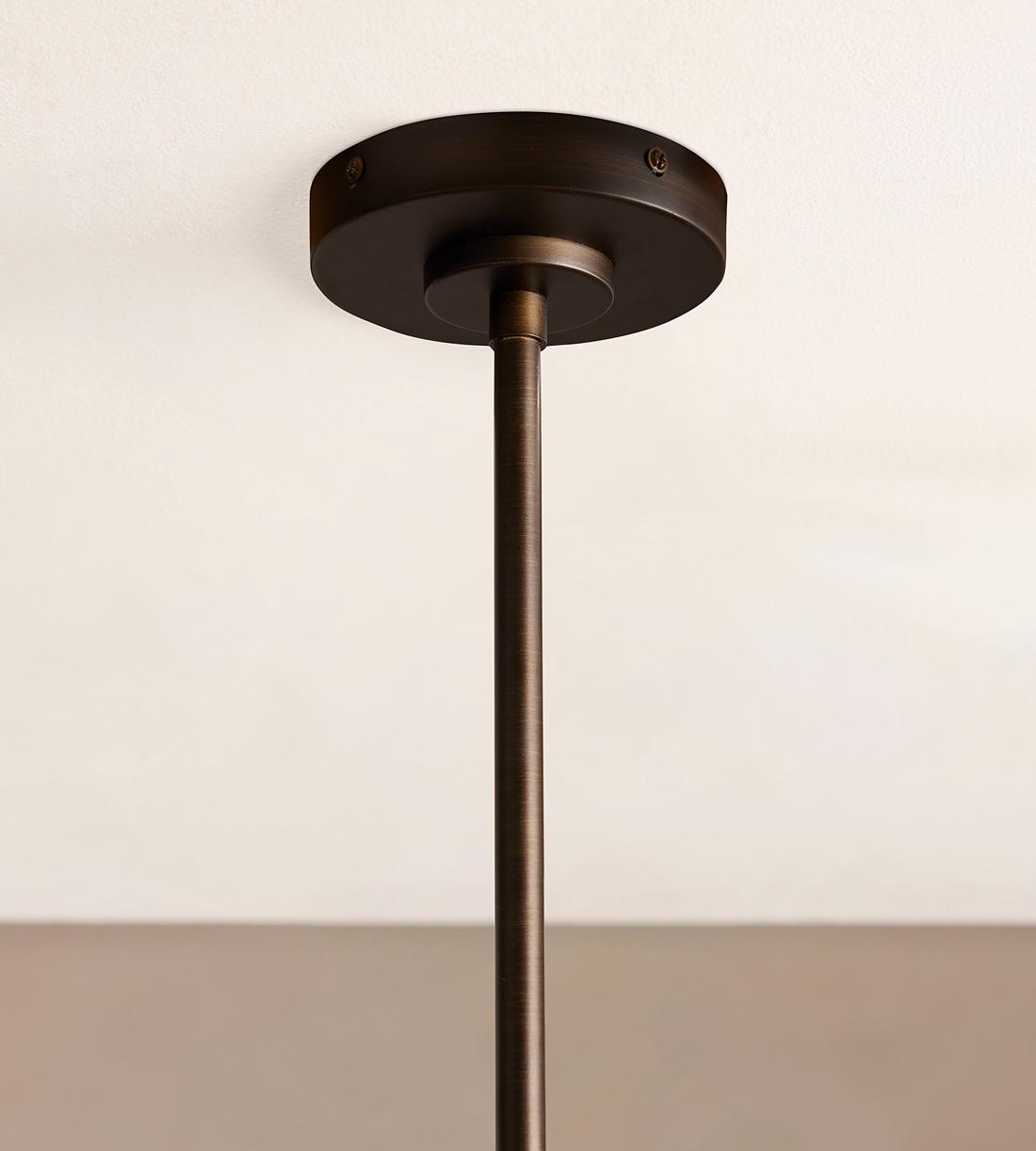Isobella Chandelier, Blackened Brass, Large, US