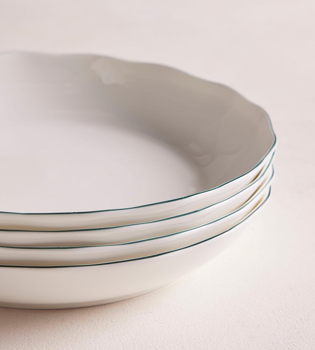 カネヨシ ヒース4枚 - Rim Line Pasta Bowl 23058937_fpx.tif