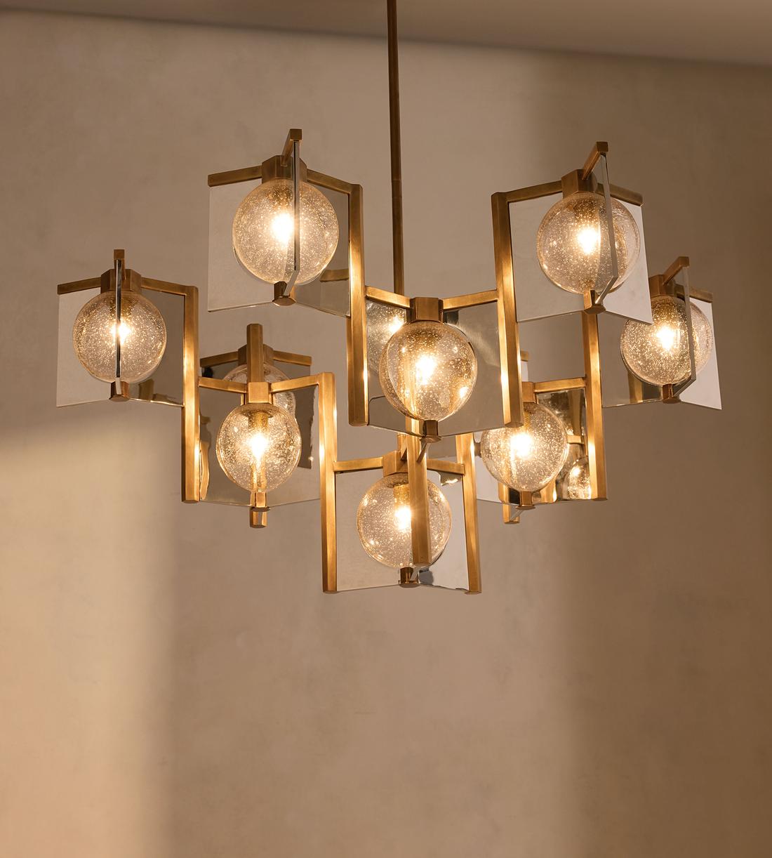 ホテル　カルティエ　ダイヤ　シモンズ　リビング照明　寝室照明　モデルハウス Simone Chandelier