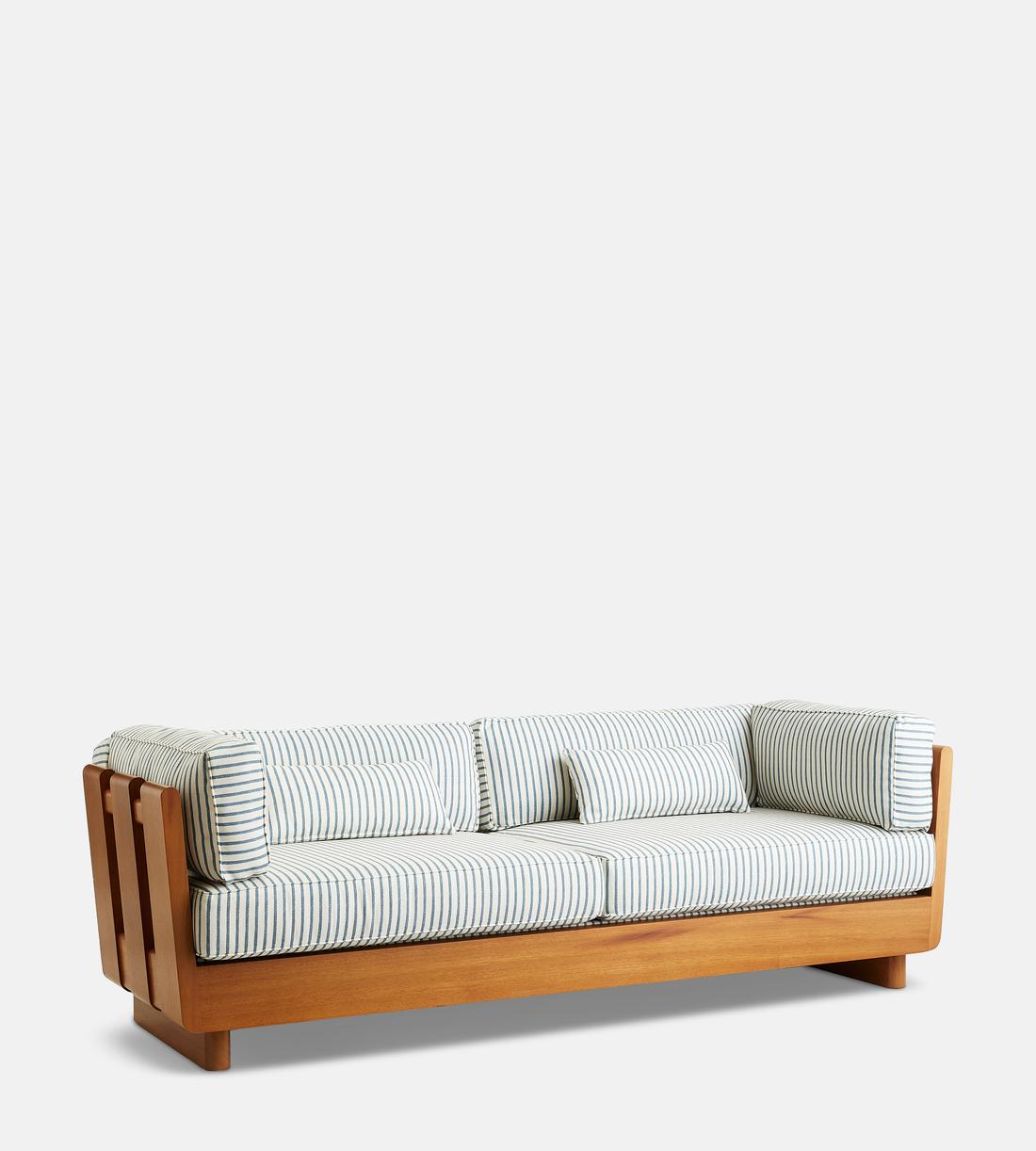 Johanna Outdoor Sofa, Harriet Stripe, Blue, US