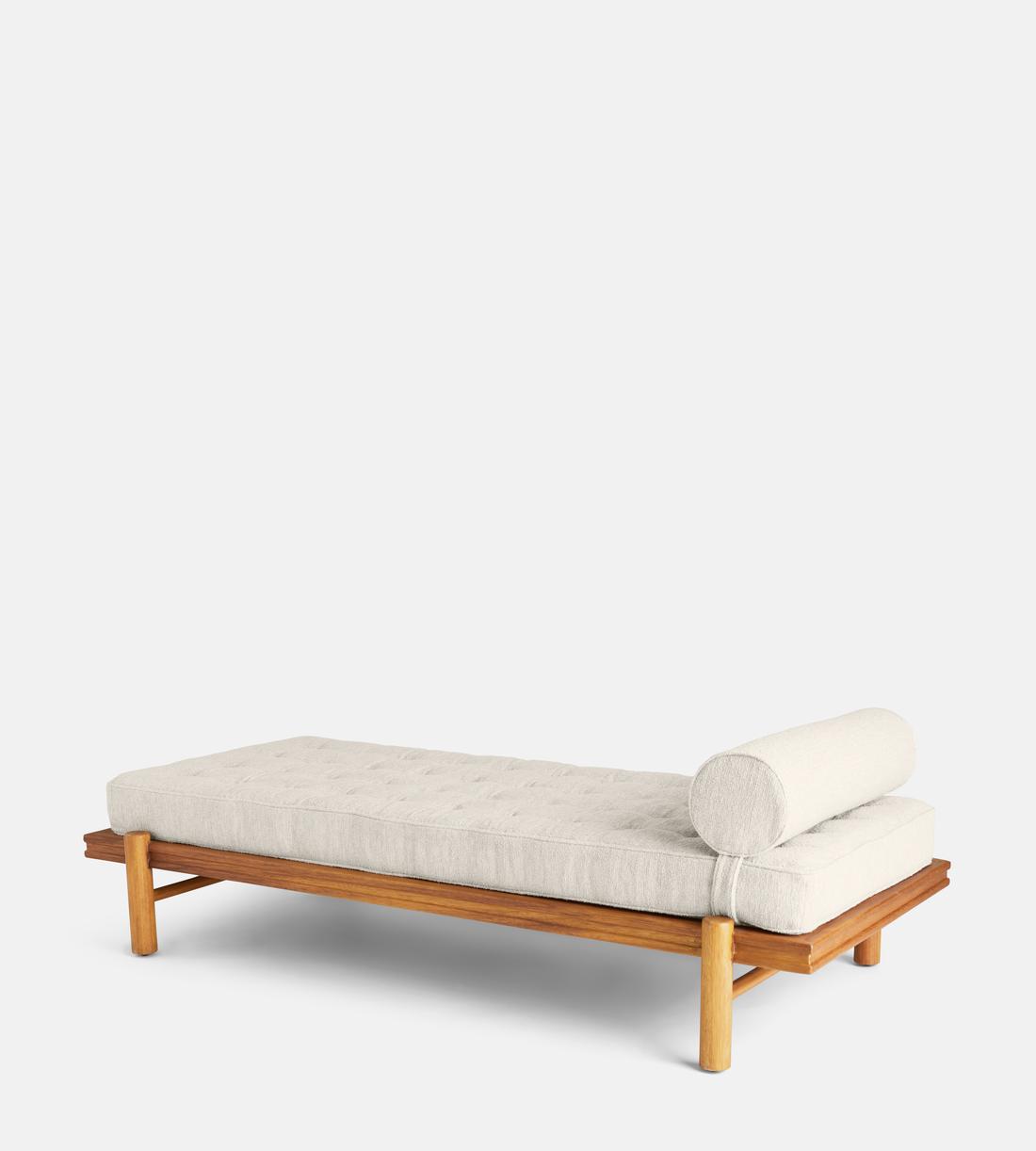 Outdoor Yani Daybed, Tricot, White, US