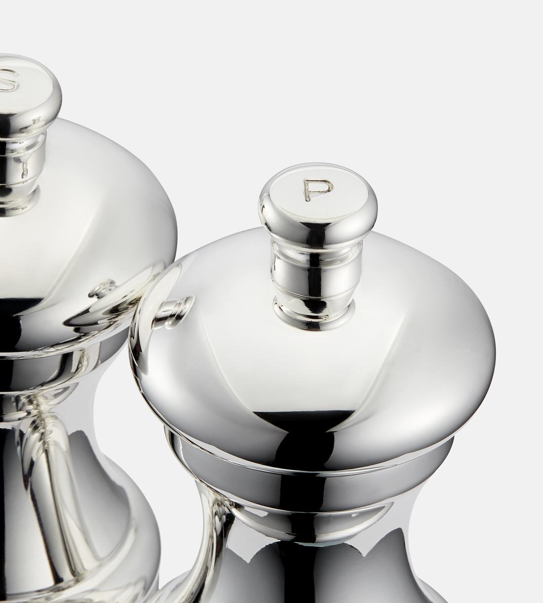 Audley Silver Salt & Pepper Grinders | Dining Silverware | Soho Home