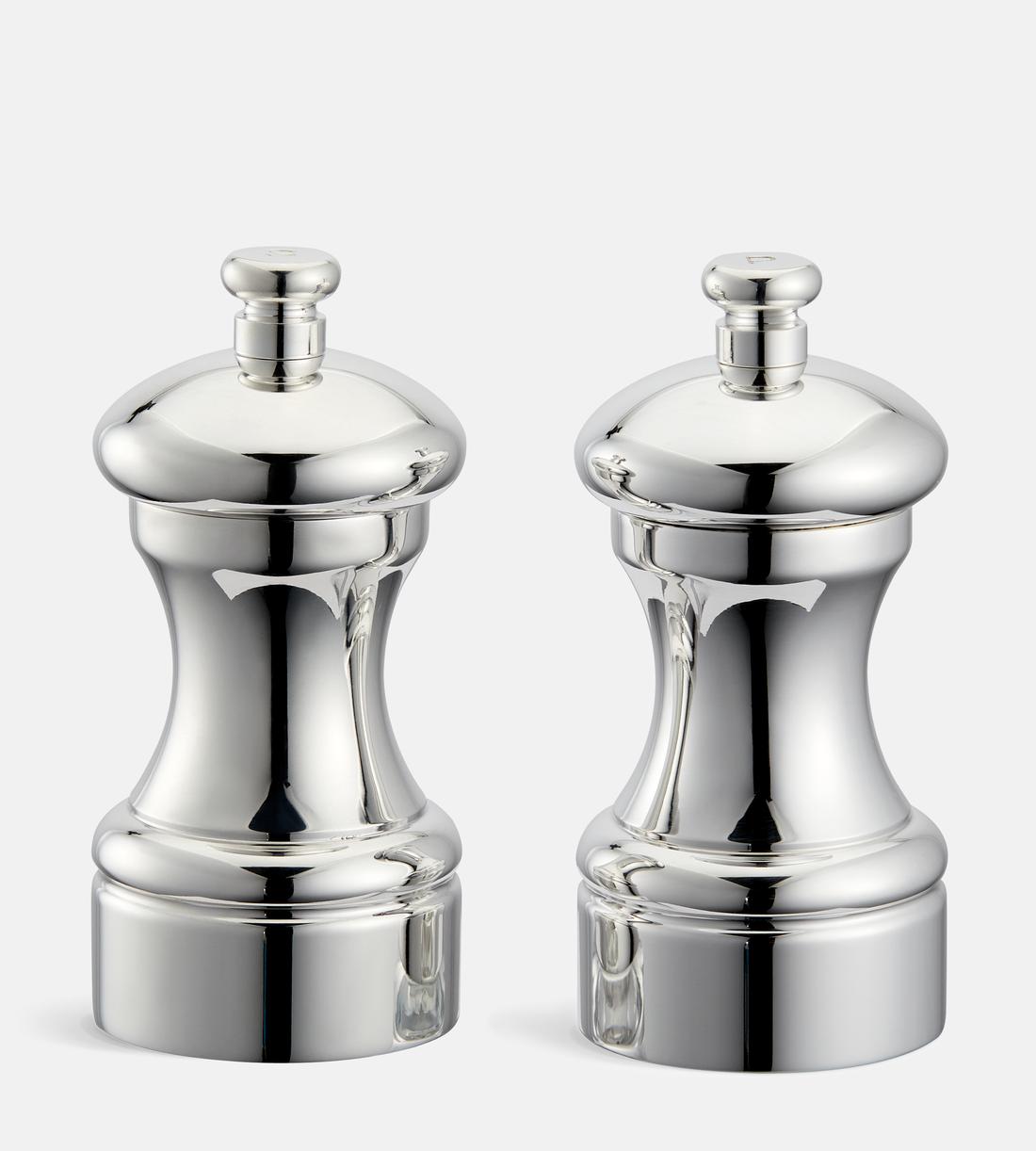 Audley Silver Salt & Pepper Grinders | Dining Silverware | Soho Home