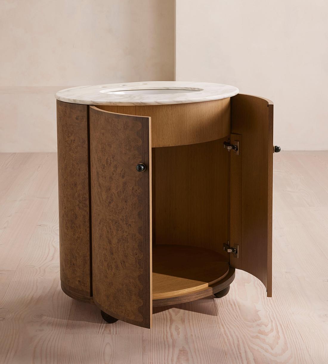 Esperanza Single Vanity, Calcutta Aura Marble